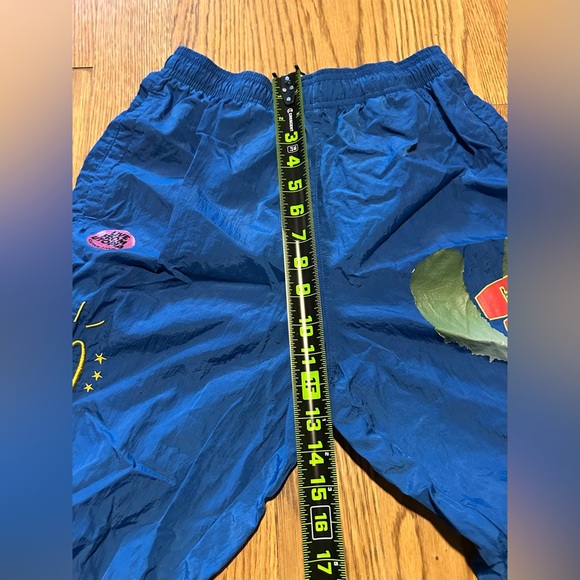 Travis Scott X Mcdonald's All American '92 Il Nylon Pants Blue - Picture 7 of 12